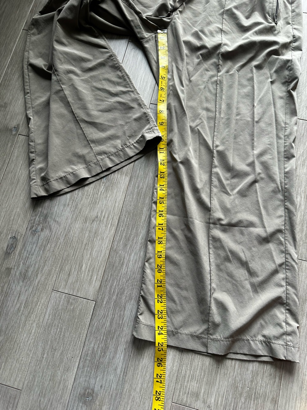 TNA Wide-Leg Drawstring Joggers - Light Brown Tan XL - Picture 8 of 8
